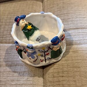 Saint Nicholas Square bottoms up dip mix set includes bowl and spreader